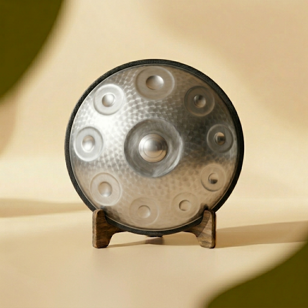 handpan 10 notes d mineur argent nysa