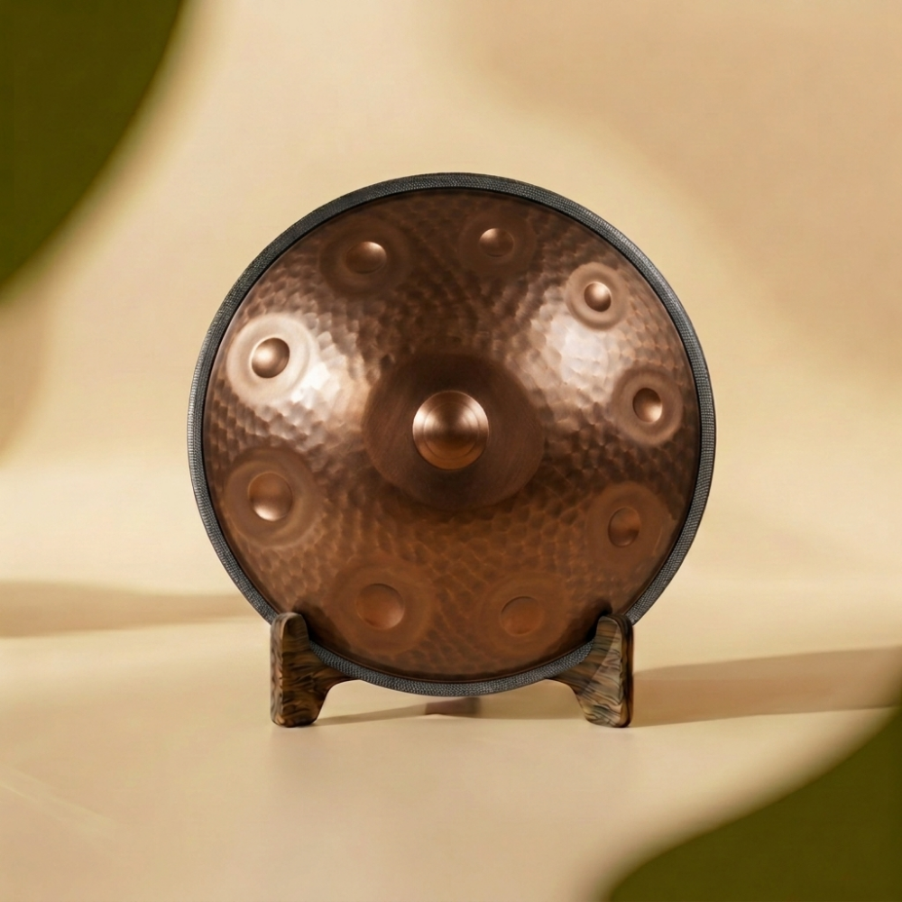 handpan 10 notes d mineur bronze nysa