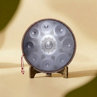handpan 9 notes g mineur argent ormea