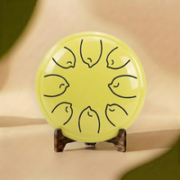 tongue drum 8 notes debutant jaune vela
