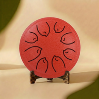 tongue drum 8 notes debutant rouge vela
