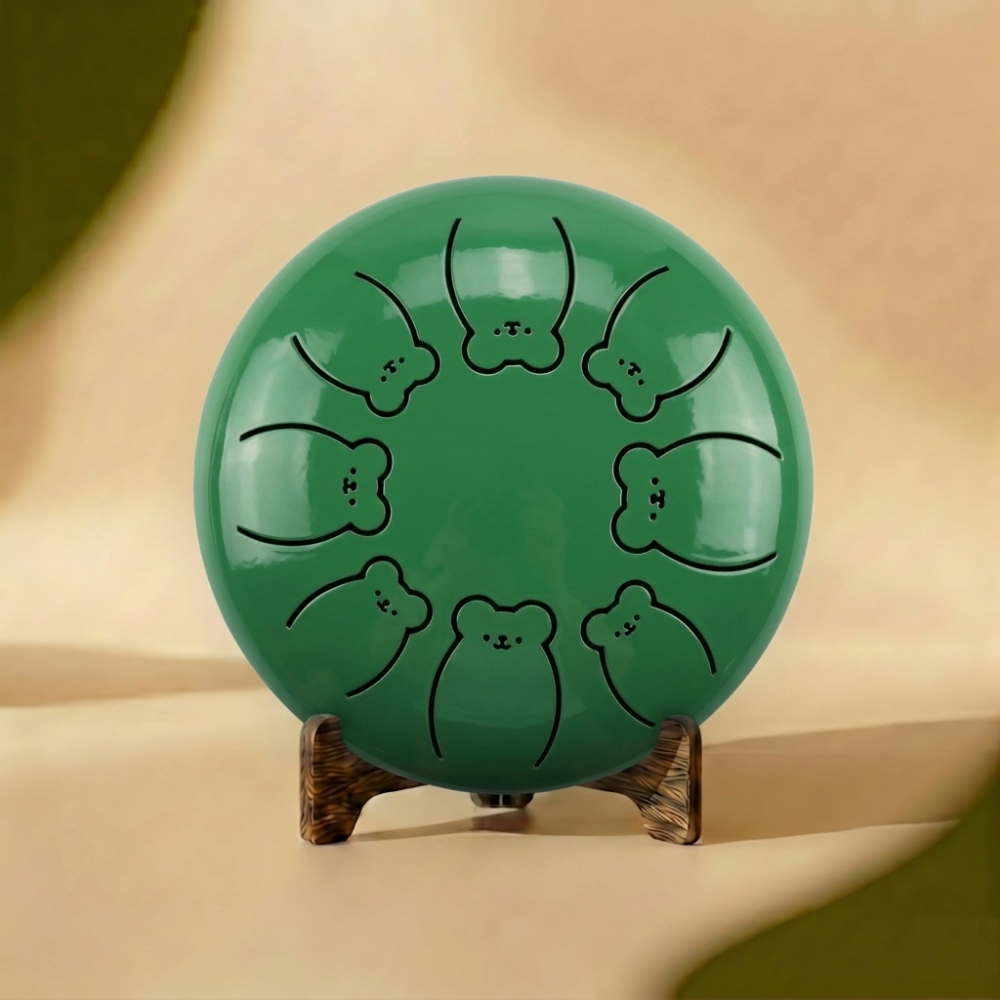 tonguedrum 8 notes enfant vert oursa